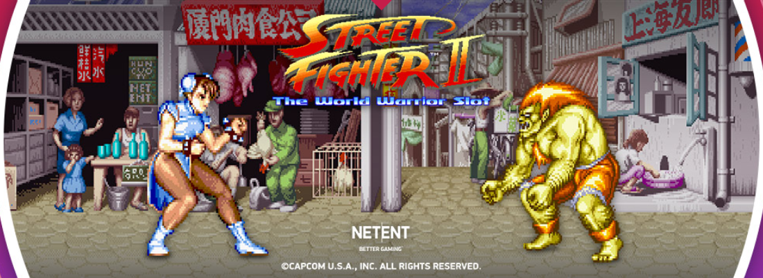 Get up to 56.484 Freespins for “Street Fighter II”