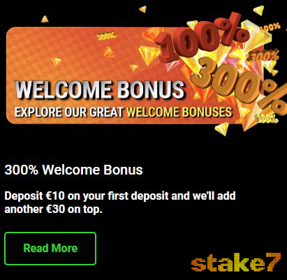 Stake7 Casino Bonus