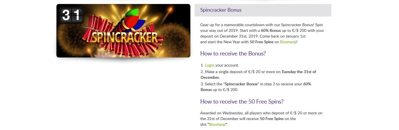 200€ Bonus + 50 Boomanji Free Spins