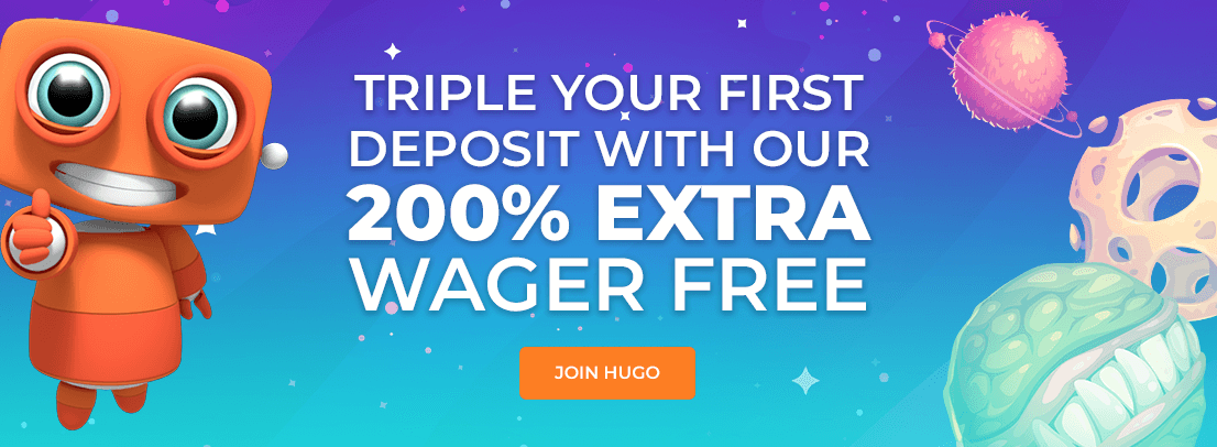 200% wager-free Bonus!