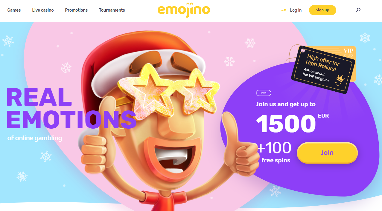 Emojino – New Casino with 100 Freespins